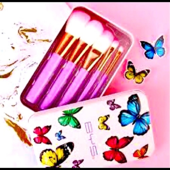🦋 5 PIECE BUTTERFLY MAKEUP BRUSH SET 🦋 - Picture 4 of 6